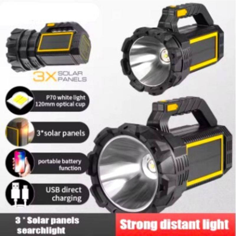 GENERICO - Linterna Solar Led P70  P50 Profesional Indicador De Carga