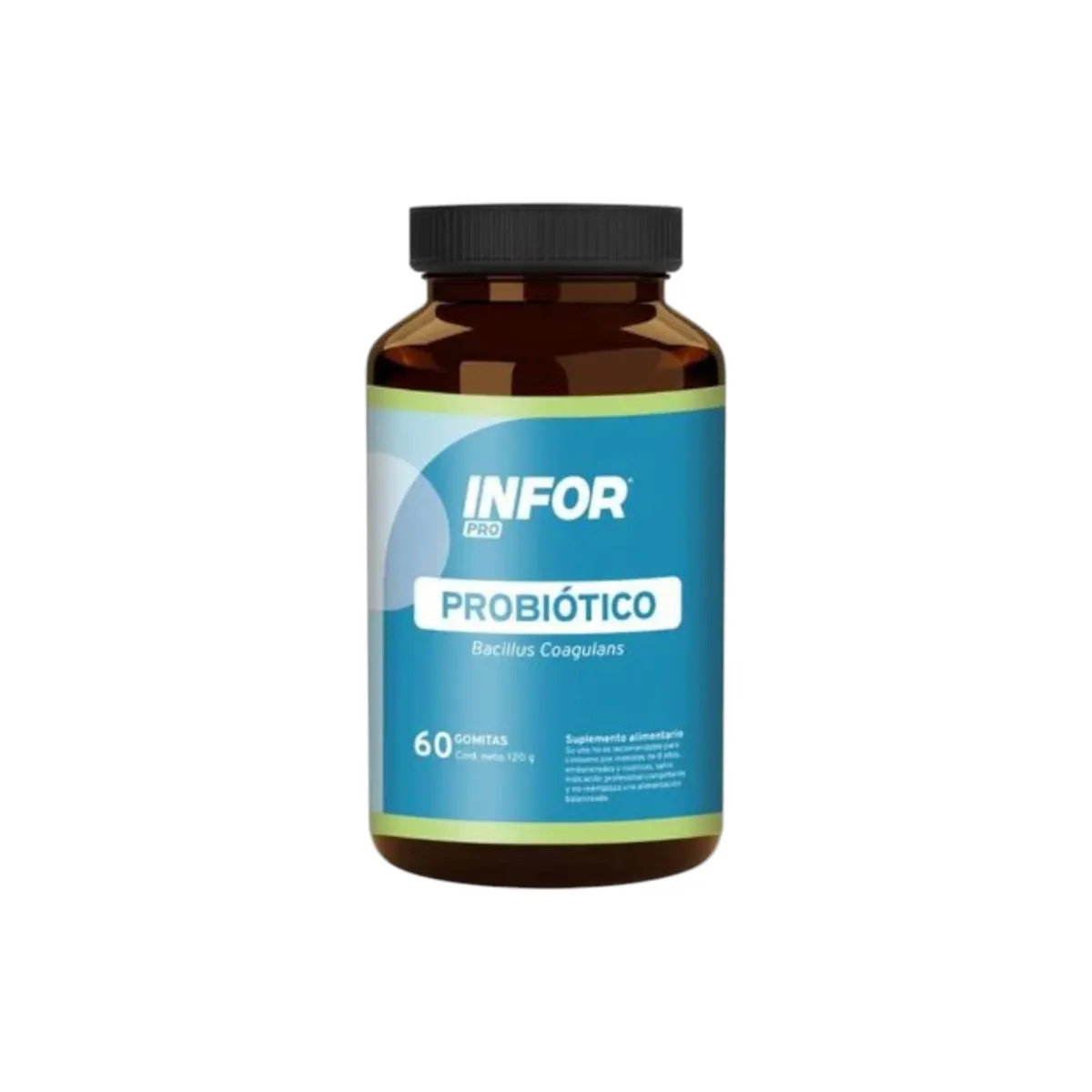 INFOR - PROBIOTICO BACILLUS COAGULANS 60 GOMITAS - INFOR PRO