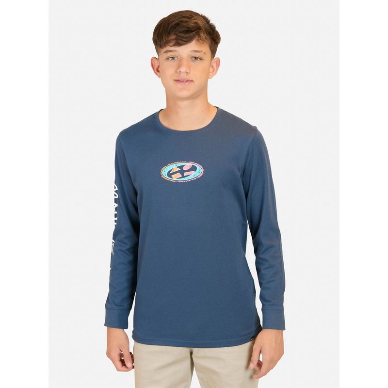 MAUI AND SONS - Polera ML Mai Tai Celeste Infantil Maui And Sons - Celeste