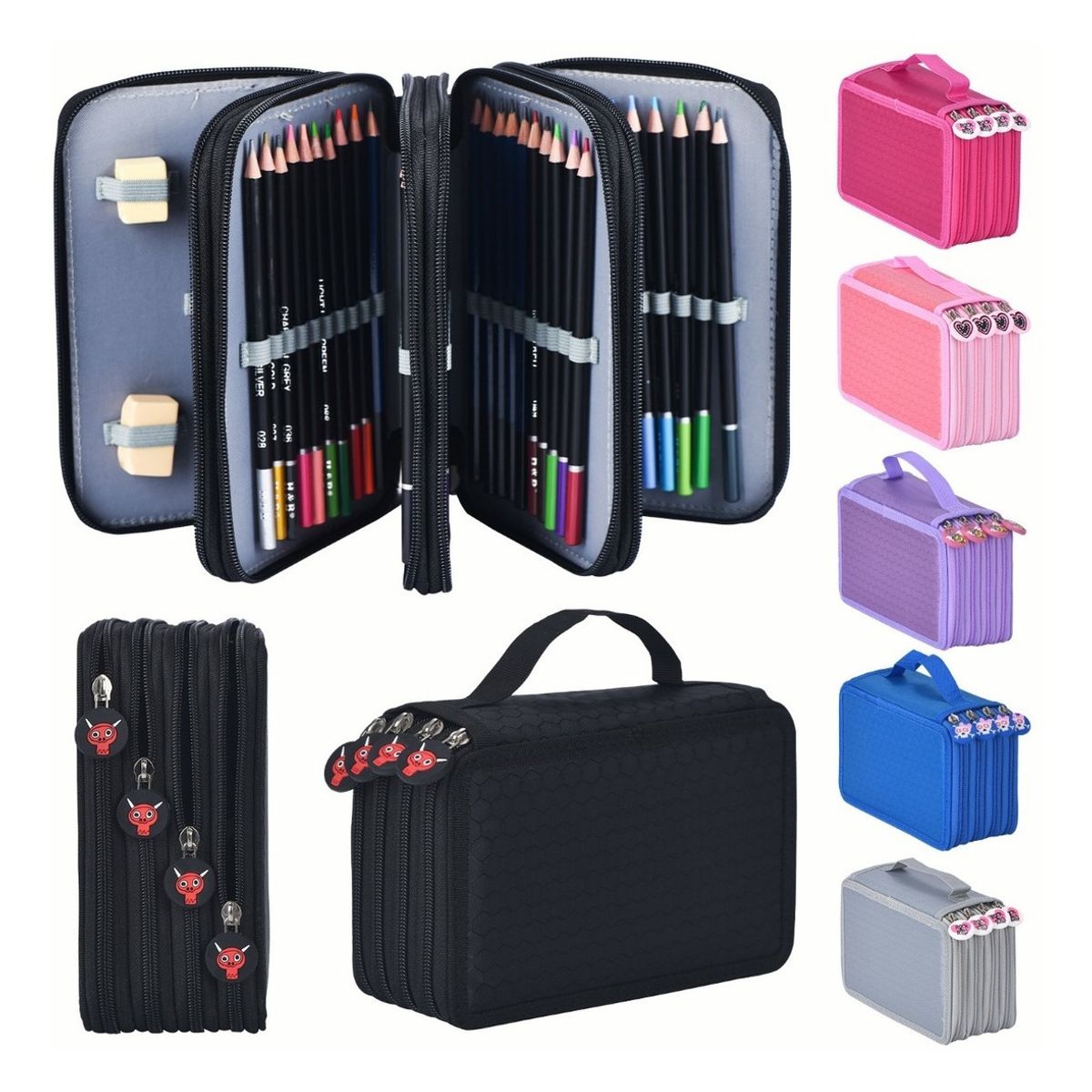 TIOZONEY - Estuche Escolar 72ranura Gran Capacidad Organizador Lapicera