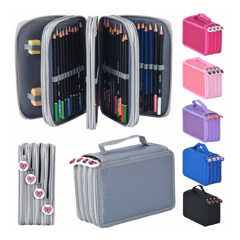 TIOZONEY - Estuche Escolar 72ranura Gran Capacidad Organizador Lapicera.