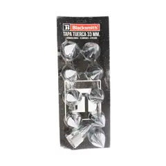 GOTEK - Tapa Tuerca Cromada 32-33 Mm - Conica-a Presion