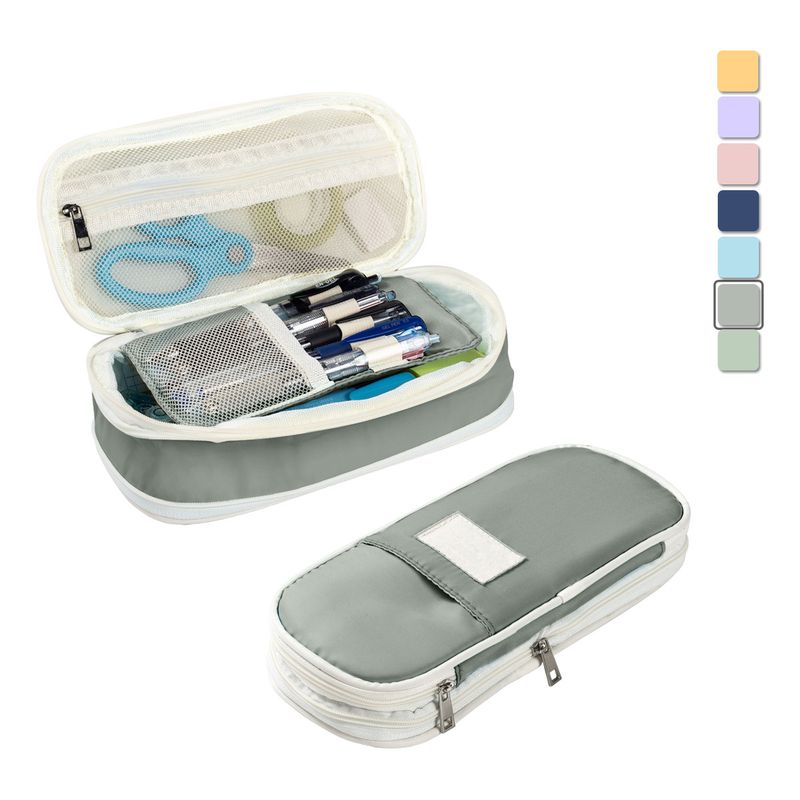 TIOZONEY - Estuche Para Lapices Expandible Capa De Gran Capacidad.