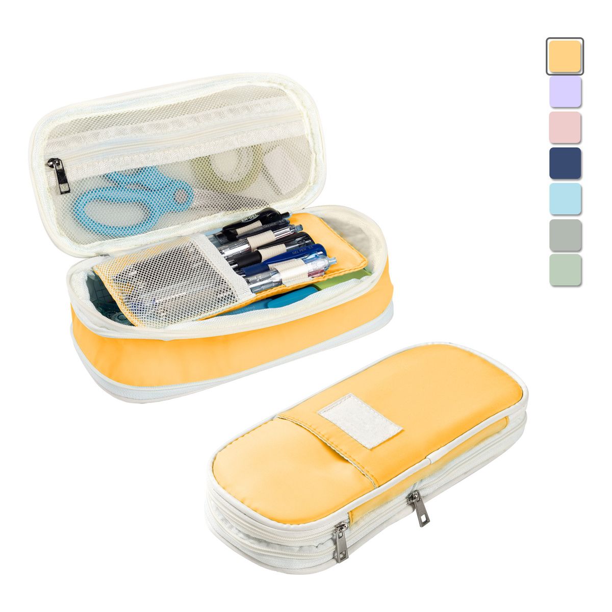 TIOZONEY - Estuche Para Lapices Expandible Capa De Gran Capacidad