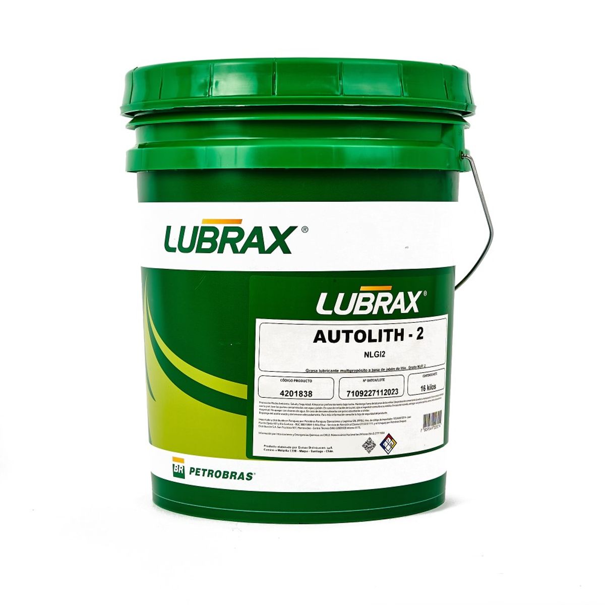 LUBRAX - Grasa Lubricante Lubrax Autolith 2 16 Kg