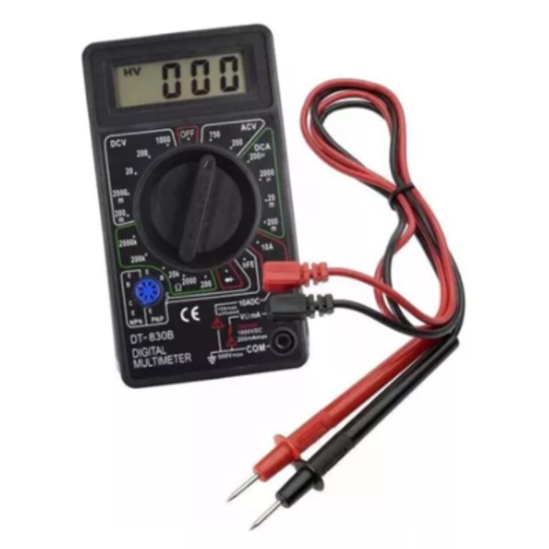 GENERICO - Multitester Digital Multimetro Portatil Tester Dt-830b-s9953