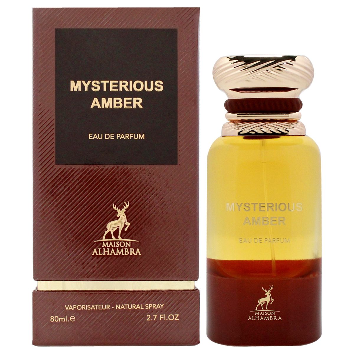MAISON ALHAMBRA - Perfume Unisex Mysterious Amber Edp 80ml Maison Alhambra