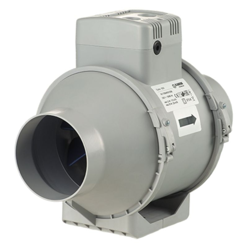 BLAUBERG - Extractor de aire en línea para ducto 4'' TURBO 100