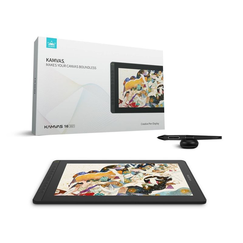 HUION - Tableta Digitalizadora Gráfica Huion KAMVAS 16 con Soporte