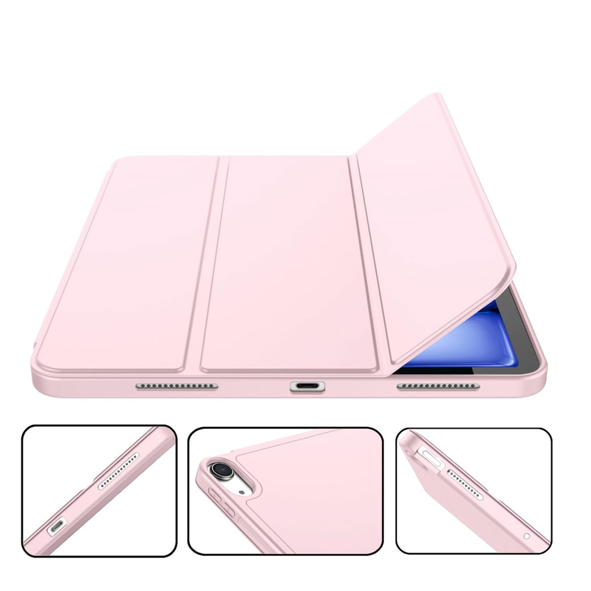 JOIGO - Fundas Smart Cover Para iPad Air 13 Pulgadas M3 2025 Rosado