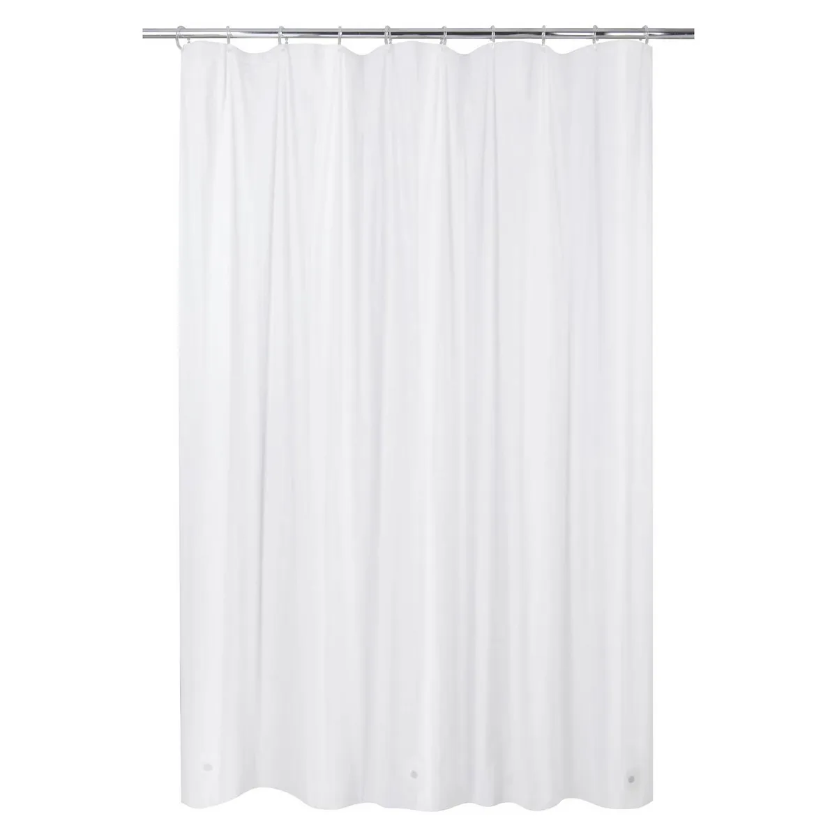 GENTILE - Forro Cortina de Baño ducha Medida Especial color Blanco 180 x 200 cms