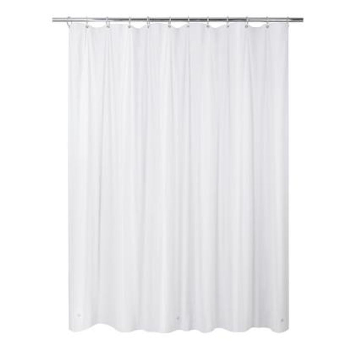 GENTILE - Forro Cortina de Baño ducha Medida Especial color Blanco 180 x 200 cms