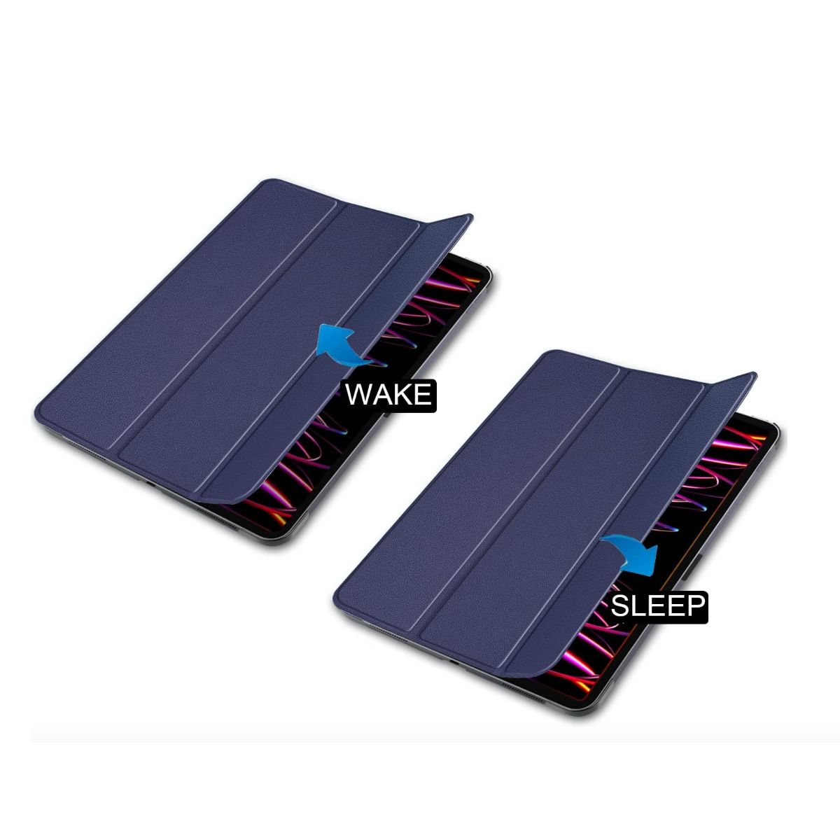JOIGO - Fundas Smart Cover Para iPad Air 13 Pulgadas M3 2025 Azul