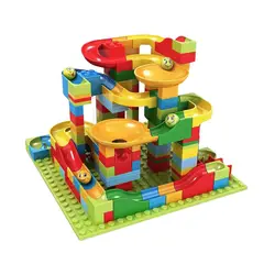 CRUSEC - Bloques Tobogan Con Base 168 Piezas Construcción Accesorios