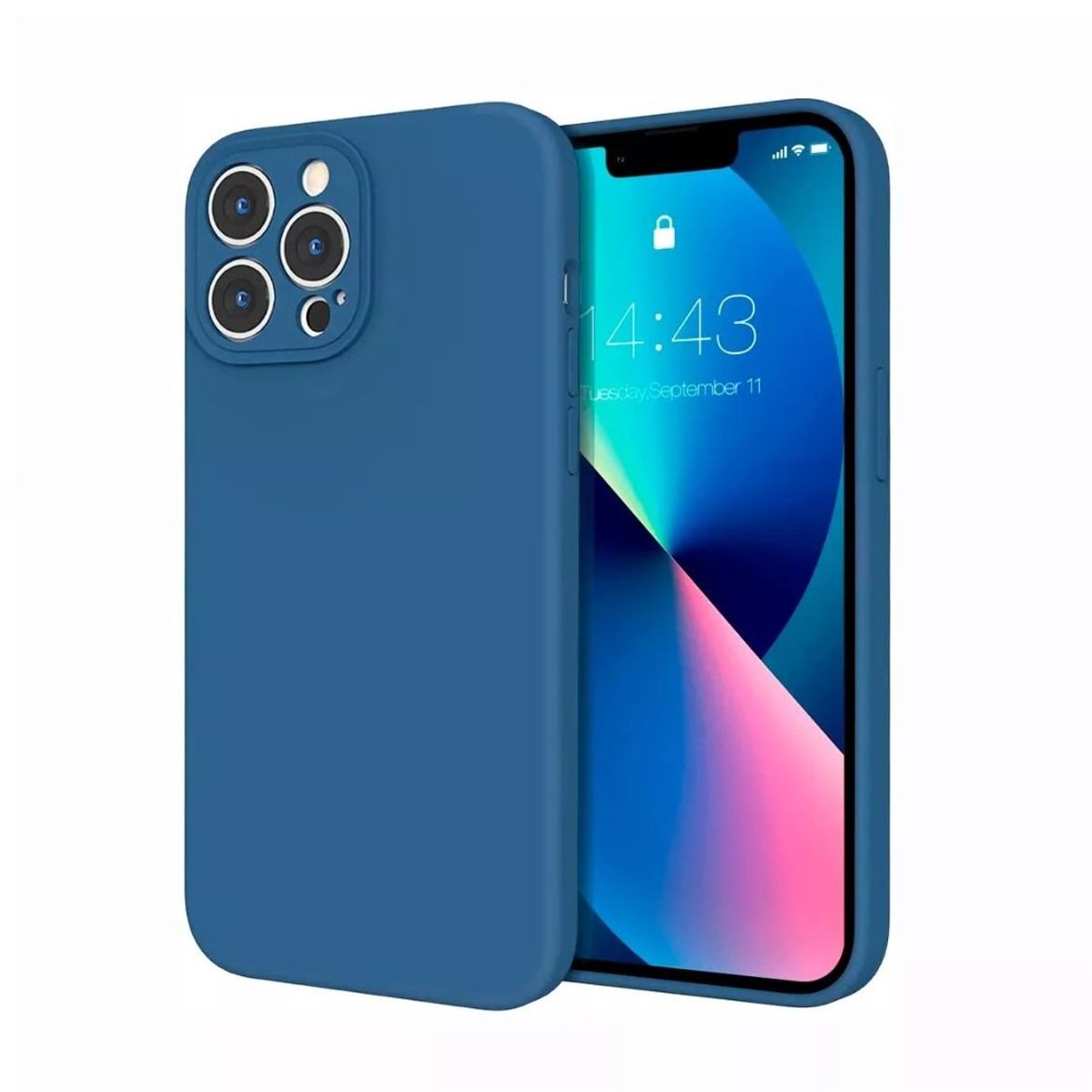 GENERICO - Carcasa Para iPhone 13 Pro Silicona Slim Full Protection