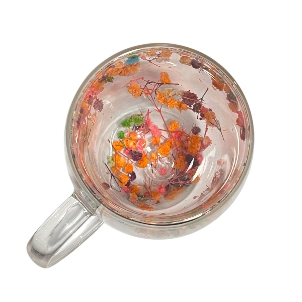 GENERICO - Taza Café Cocina Elegante Diseño Flores Incrustadas Grande