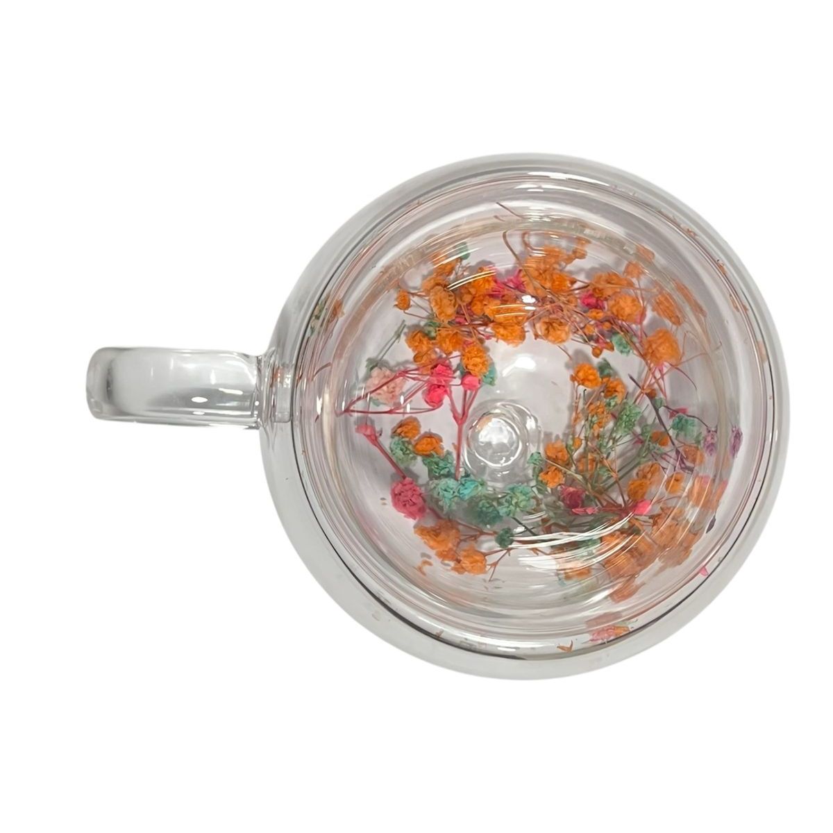 GENERICO - Set 2 Taza Café Cocina Diseño Flores Incrustadas 250ml