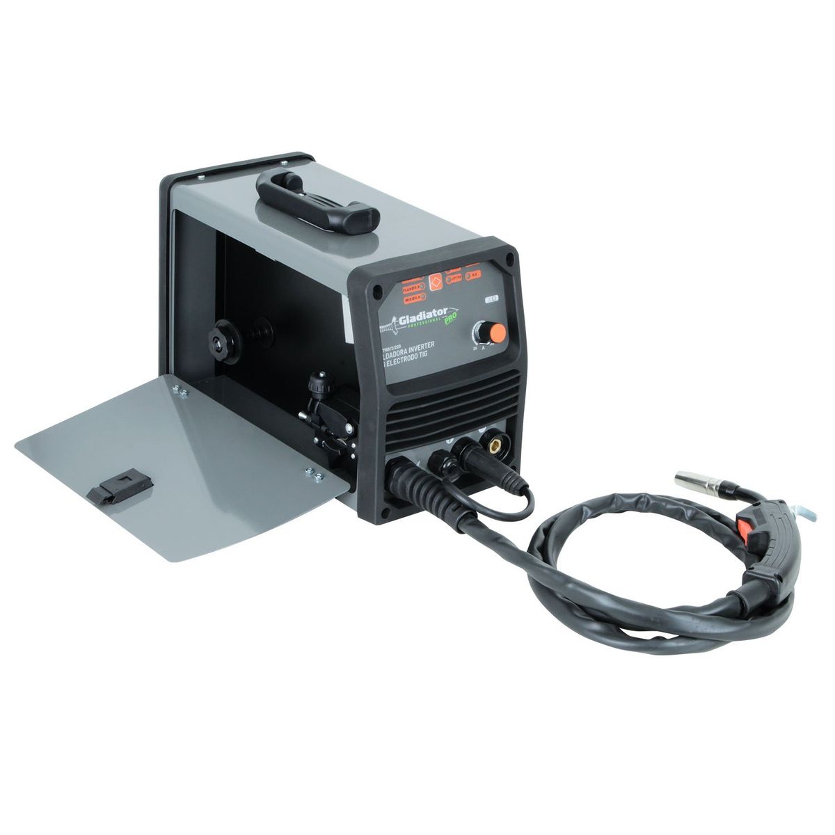 GLADIATOR - SOLDADORA 160AMP MIG GAS-FLUX-ARCO MANUAL-TIG LIFT IMET 7160 GLADIATOR