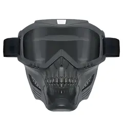 TIOZONEY - Gafas con máscara facial extraíble