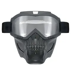 TIOZONEY - Gafas con máscara facial extraíble.