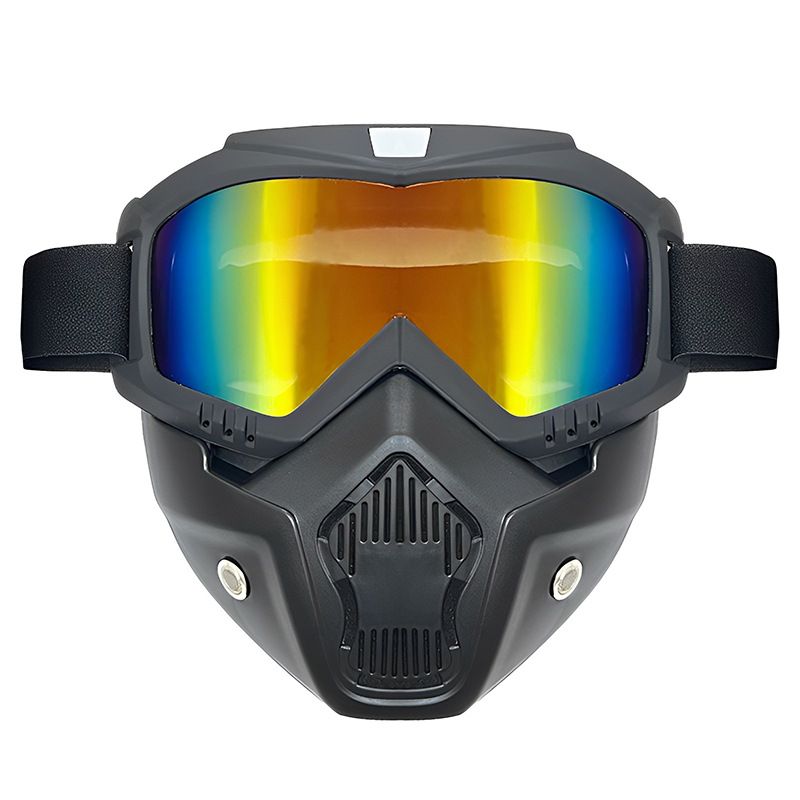 TIOZONEY - gafas con máscara facial extraíble.