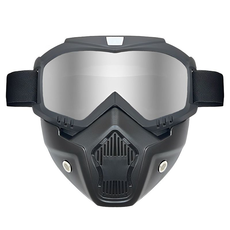 TIOZONEY - gafas con máscara facial extraíble.
