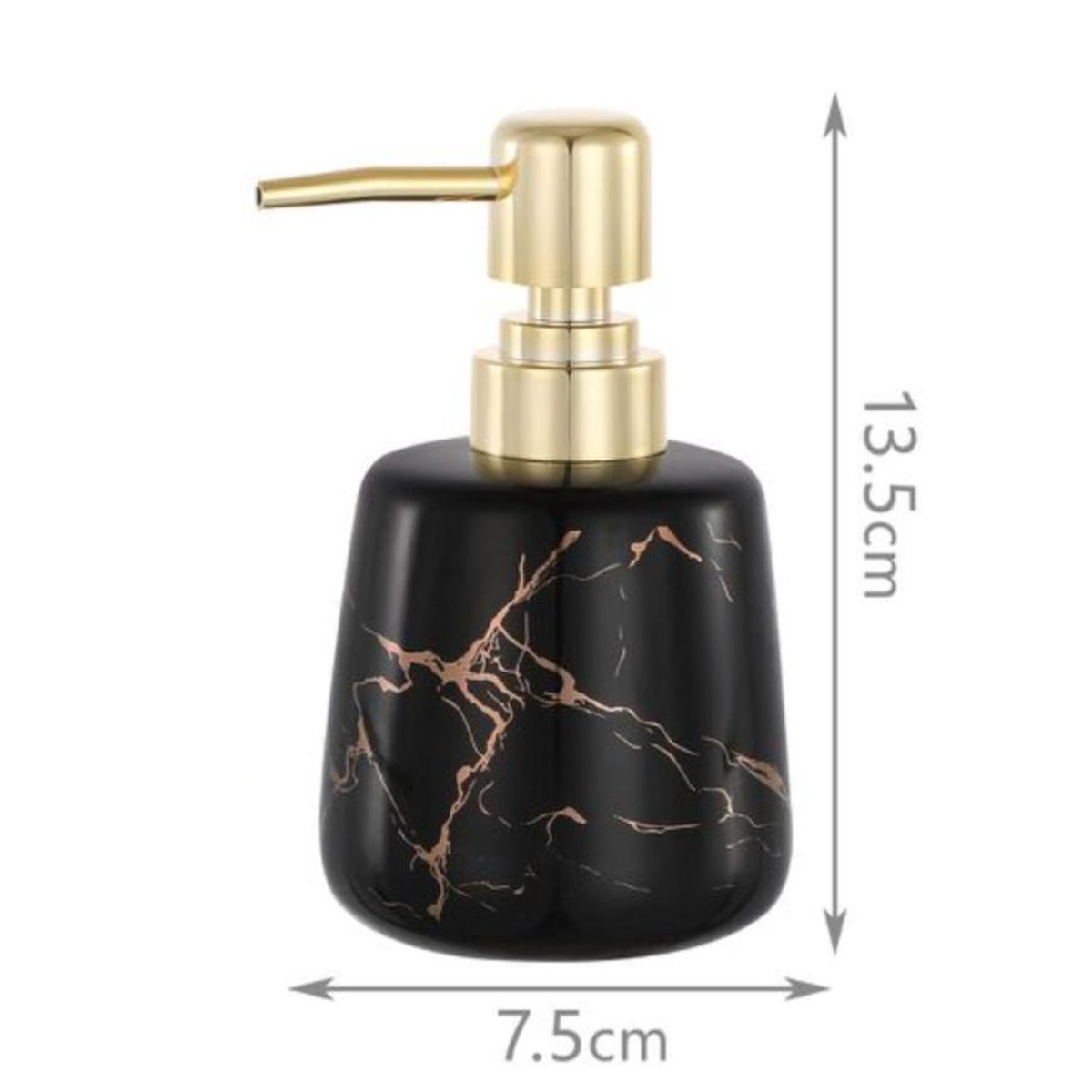 OEM - Dispensador Jabón Alcohol Gel Marmoleado Decorativo 250ml