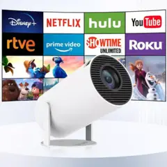GENERICO - Proyector mini Ledstar Mini proyectores HY300 200lm blanco 220V