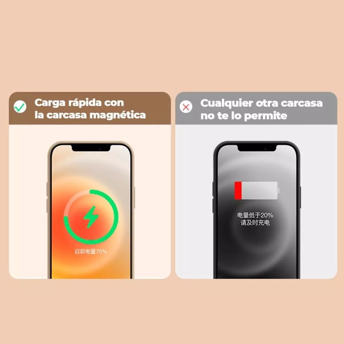 GENERICO - Carcasa Para iPhone 13 Silicona Magsafe Antigolpes Cover