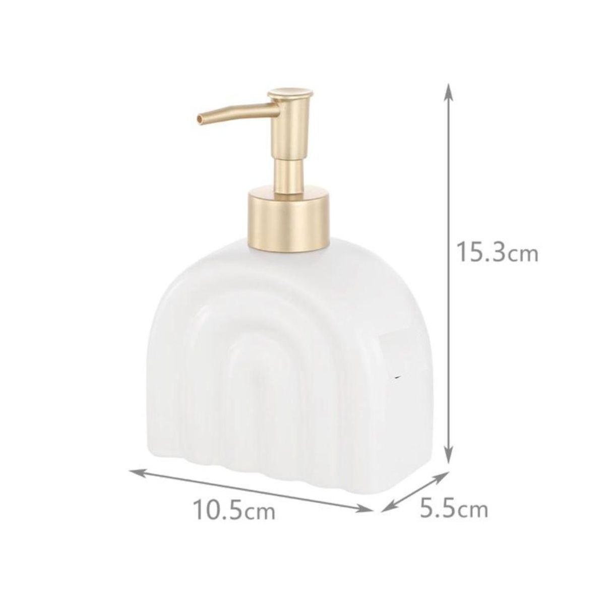 OEM - Dispensador Jabón Alcohol Gel Arcoiris Decorativo 250ml