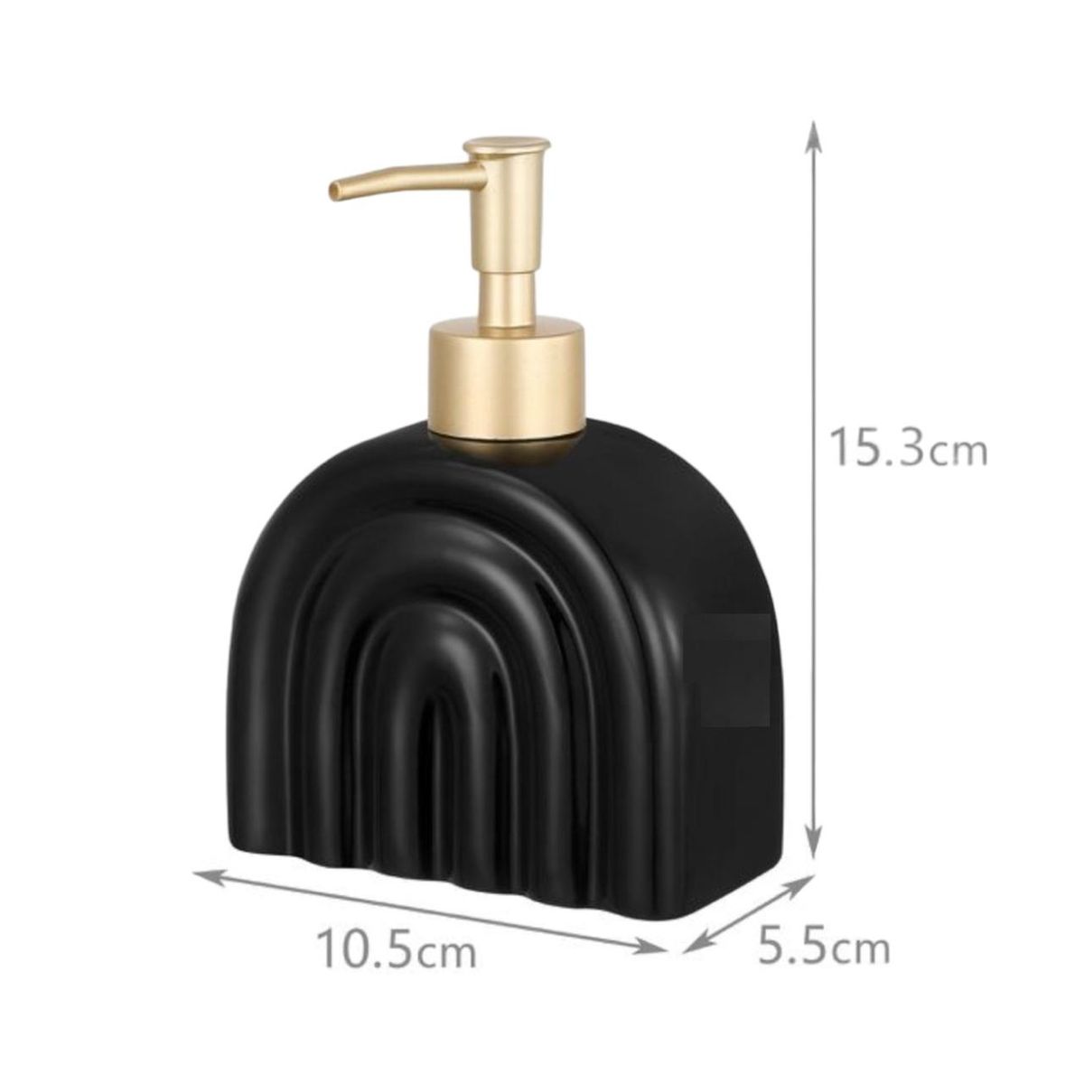 OEM - Dispensador Jabón Alcohol Gel Arcoiris Decorativo 250ml