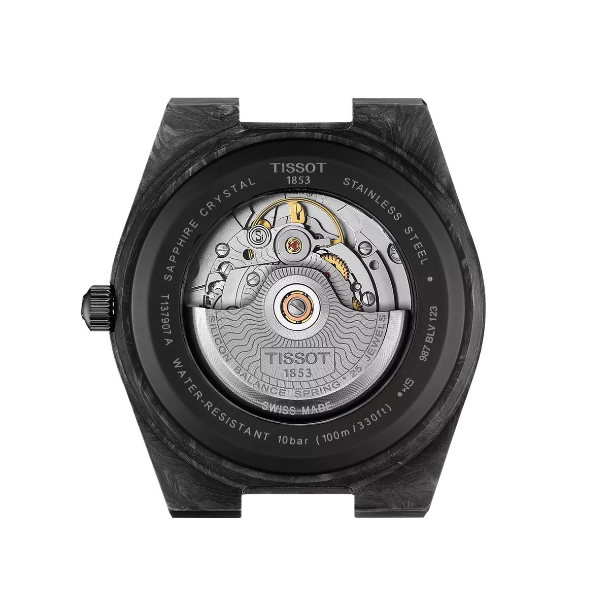 TISSOT - Reloj Tissot PRX Powermatic 80 Carbón