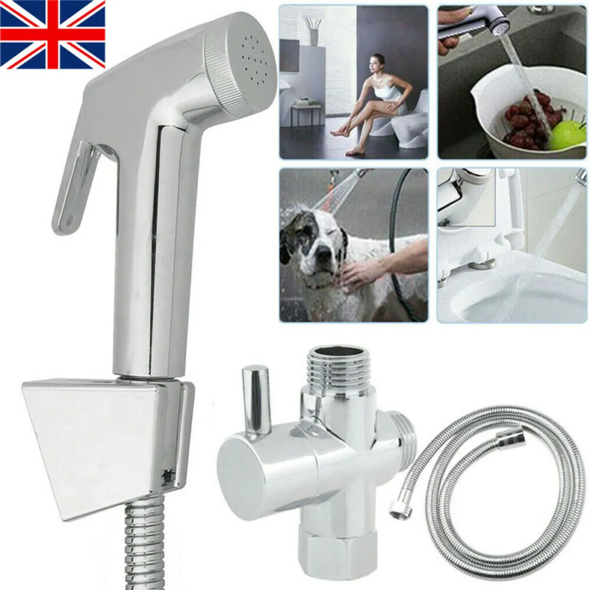 Handheld Toilet Bathroom Douche Kit Bidet Sprayer, marca TIOZONEY - Foto 2