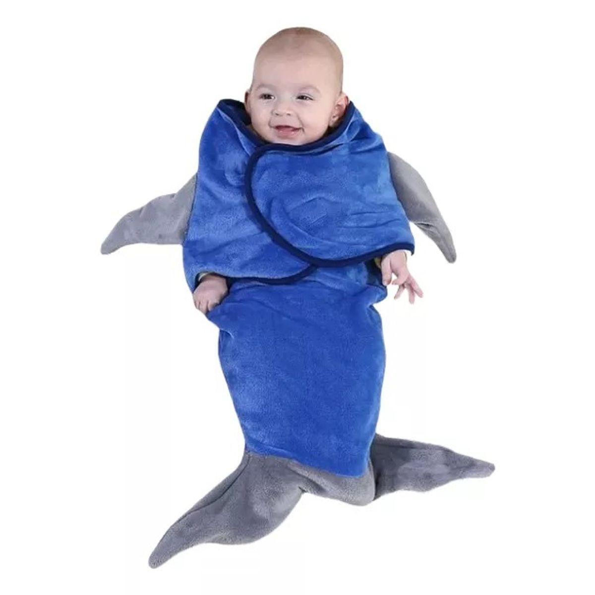 GENERICO - Manta O Saco De Dormir De Cola De Tiburón Para Niños Felpa