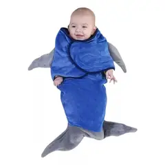 GENERICO - Manta O Saco De Dormir De Cola De Tiburón Para Niños Felpa