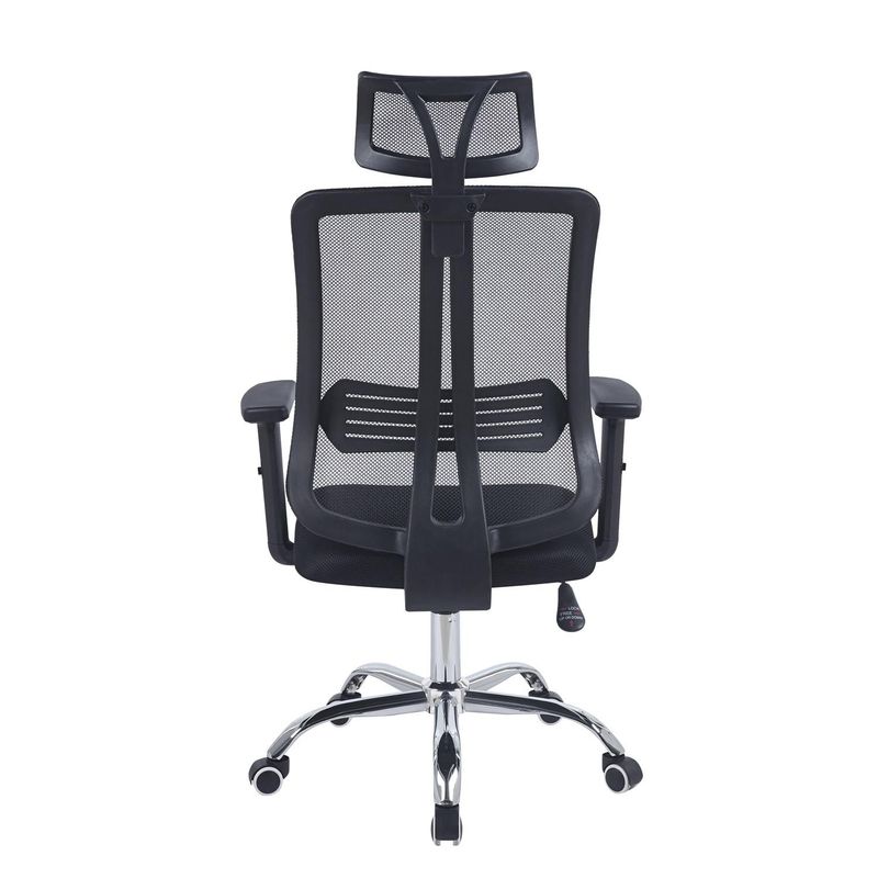 MIDTOWN - Silla De Oficina Mesh Ergonómica Base Cromada