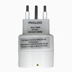 PHILCO - Enchufe Adaptador Schuko 1500w - Sello Sec