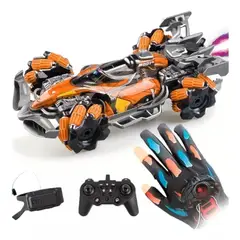 GENERICO - Auto F1 Con Control Gesto Guante 4x4 Lanza Humo Luz Led Nara