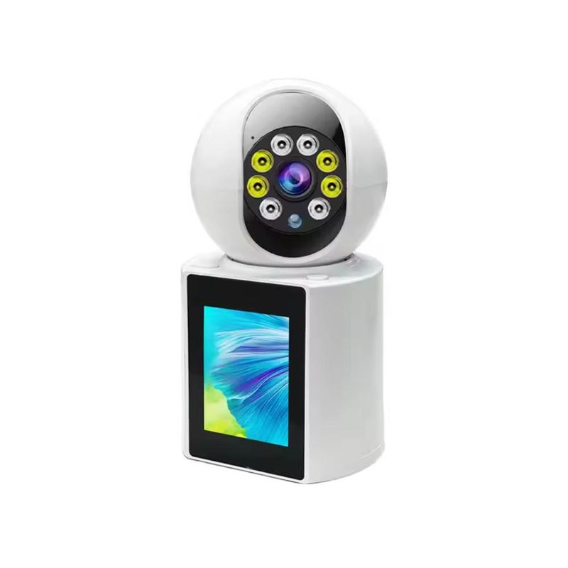 GENERICO - Cámara Seguridad Wifi Con Movimiento C Pantalla Videollamad