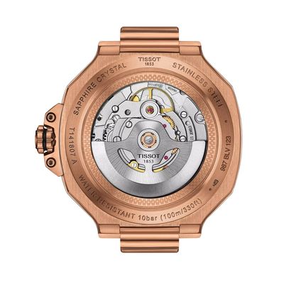 Imagen 2 del producto Reloj T-Race Chronograph Powermatic 80 Silicona Oro Rosa