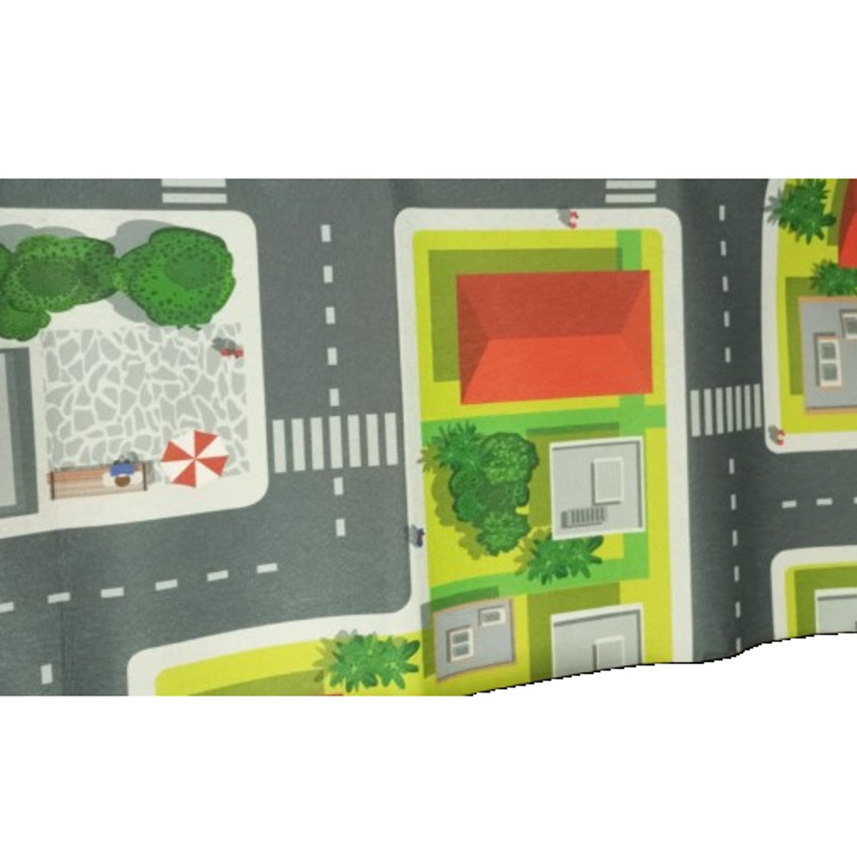 GENERICO - Juguete alfombra con autos, tamaño de alfombra 80 x70cm