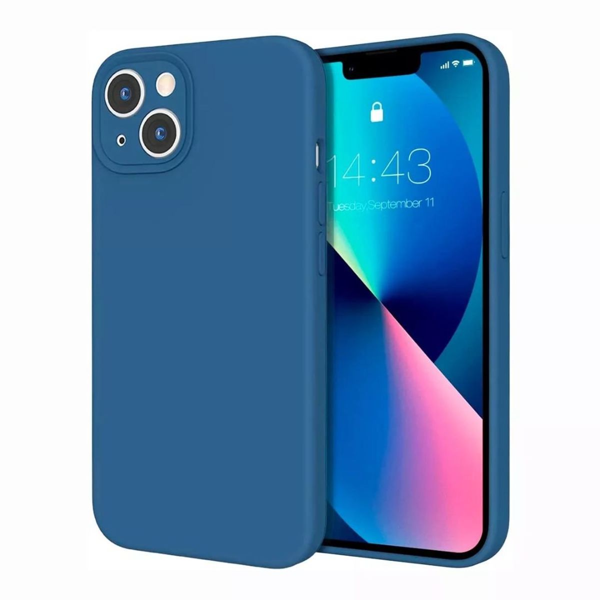 GENERICO - Carcasa Para iPhone 13 Silicona Slim Full Protection