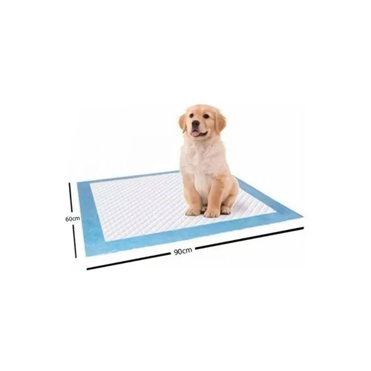 GENERICO - Pack 200 Pañales De Mascotas 60cmx60cm Para Perros y Gatos
