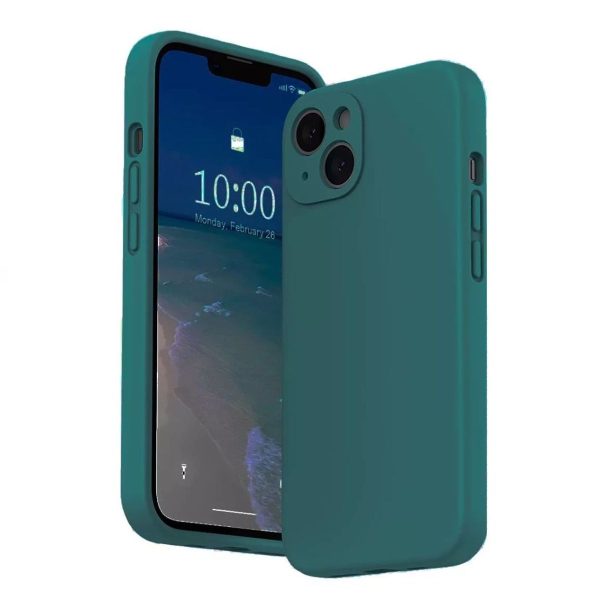GENERICO - Carcasa Para iPhone 13 Silicona Slim Full Protection