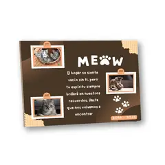 GENERICO - Ceramica Personalizada Para Cementerio Mascota Perro Gato