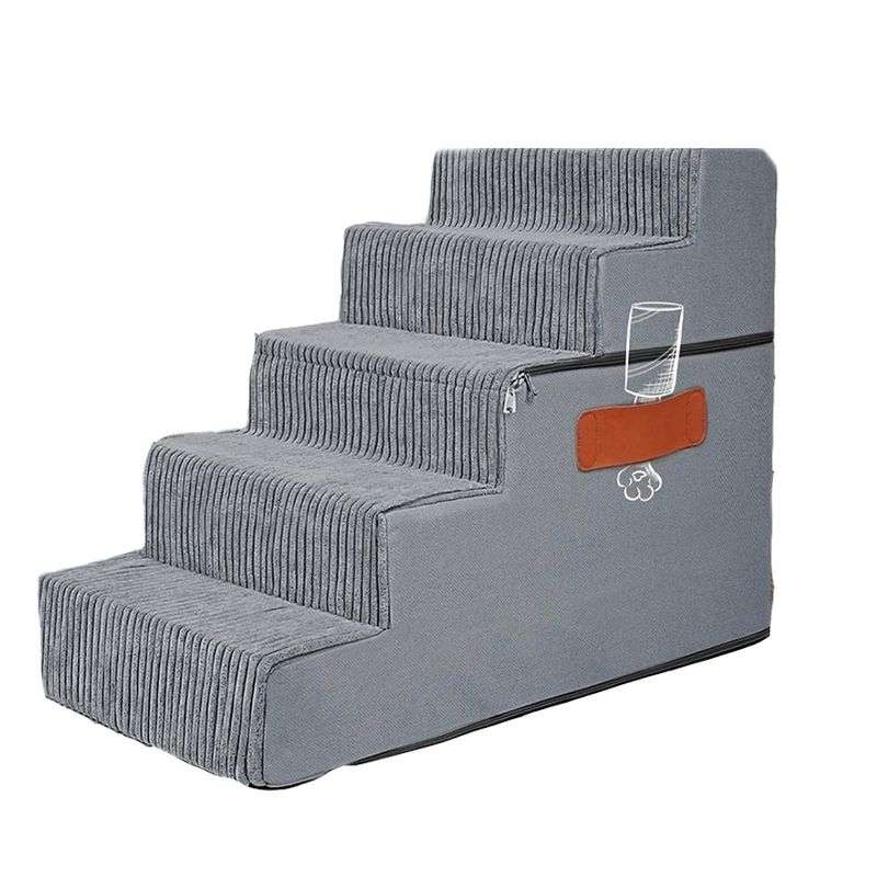 GENERICO - Escalera Para Perros 5 Escalones 56x38x78