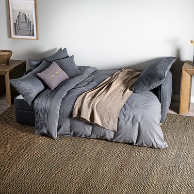 Imagen 2 del producto Futón Bron 3 Cuerpos Tela Grafito