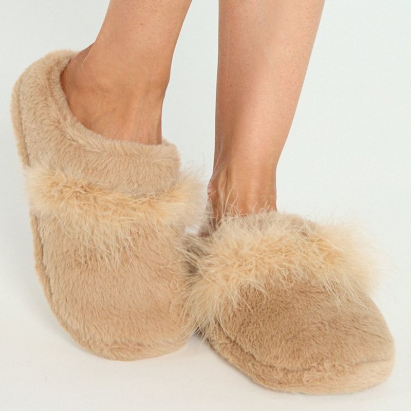 BARBIZON - Pantufla de Mujer Zapatilla Bea Taupe
