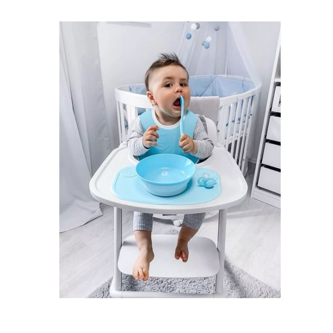 TWISTSHAKE - Set de 2 Cucharas de alimentación aprendizaje Bebé 4M Blanco