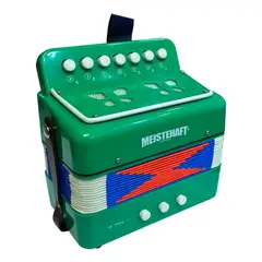 MEISTEHAFT - ACORDEON NIÑO 2 BAJOS VERDE MT-2018